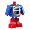 어린이 LED 디지털 어린이 시계 만화 스포츠 시계 repio Robot Transformation Toys Boys Wristwatches Drop 305r