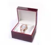 scatole di orologi per vite cassette in legno di moda marrone con pacchetto di cuscini Case orologi Boxes7580806