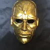 Retro Vintage Stone Man Maschera a testa intera Maschera per costume in maschera di Halloween Cosplay 2 colori (Oro e Argento)