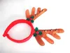 Nieuwe Kerst Rendier Hoofdband Cosplay Ornamenten Red Rendier Antler Hoofdband Santa Hat voor Kerstdag Wen4539