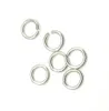 100 sztuk / partia 925 Sterling Silver Open Jump Ring Pierścieni Pierścienie Akcesoria do DIY Craft Biżuteria Prezent W5008 *