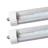 مخزون أنبوب LED في الولايات المتحدة على شكل حرف V أحادي دبوس FA8 R17D 8ft أضواء أنابيب LED 65 واط 72 واط 8 أقدام أنابيب أضواء T8 مزدوجة الجوانب AC85-265V