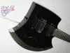 Mais recente Acabado China OEM Instrumento Musical 6 Cordas Machado Em Forma de Costume Personalizado Guitarra Elétrica Maple Neck Silverburst Cor