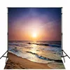 Vinyl-back drop fotografie achtergrond strand zonsondergang landschap digitale bruiloft foto achtergrondstudio foto schieten behang rekwisieten