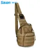 Warehouse Outdoor Tactical Shoulder Rugzak (+ Flag Patch), Sportbag Pack Daypack voor Camping, Wandelen, Trekking, Rover Sling