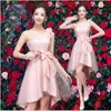 Pink Short Elegant Bridesmaid Dresses for ladies Lace Birthday party Short section Evening Bridesmaid Dresses With High Quality