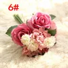 Bouquet de roses de dahlia, Simulation de fleurs, vente en gros, bouquet de mariage pour la mariée, décorations pour la maison