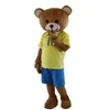 2017 Factory Direct Sale Deluxe Mascot Teddy Bear Cartoon Kledingstuk Bear Cartoon Kostuum Pop Propert Prestaties