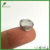 500pcs 60 mesh da 12 mm di diametro rotondo da 8 mm in altezza argento a forma di ciotola a forma di cupola a forma di fumante fumio con schermata del tubo di gassa2781156
