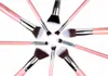 Atacado Jessup 10pcs Professional Make up Brushes Set Fundação Blush Kabuki Eyeshadow Blending sobrancelha Brushes Rosa / Prata