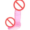 Cristal Jelly Dildo Penis Dildos Realistas Sex Toys para Mulheres Masturbação Orgasmo Gay Game 12.5 * 2.5 cm