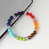 Yoga 7 Chakra Bracelet Healing Reiki Prayer Natural Stone Bead strands Bracelets Inspirational Jewelry for Women Men Gift