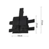 Tactical Mag Magazine Pouch Camouflage sac Pack FAST Airsoft Gear Assault Combat Cartouches Clip Carrier Munitions Holder avec Leg Strap NO11-524