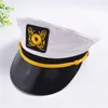 Cappello da marinaio per uomo Donna Bambino Logo di ancoraggio Berretto militare ricamato Cappellino da capitano Ragazzi Ragazze Berretto uniforme regolabile GH6996251