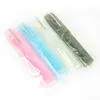 Hot koop goedkope leesbril slanke plastic buis lezen oogglazen plastic behuizing met pc tube case clip voor olders D030