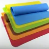 Alfombrilla antiadherente de silicona para hornear de 12x16 pulgadas, alfombrillas para mesa de repostería con cachimba, almohadillas de cera de plástico rojo, verde, azul, amarillo, marrón y naranja