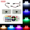 2x Festoon T10 BA9S 16Color RGB LED-panel Bil Bilinteriörläsning Kartlampa Lampa Ljus Dome Festoon Remote Control Flash Strobe