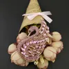 50 stcs/ 63 mm zwaan vogelbroche pin gouden toon roze strass kristalbroches mode dieren bruiloftsfeestjes sieraden te koop