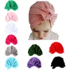 INS Baby Bow Chapéu Orelha Coelho Caps Europa Estilo Nó Turbante Cabeça Wraps Chapéus 10 Cores Infantis India Chapéus Crianças Gorro de Inverno