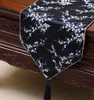 Haute qualité fleurs de cerisier chemin de table de luxe tapis de table à manger décoratifs tampons de protection brocart de soie nappe de thé 200 * 33 cm