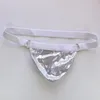 Mens Fashion Thong Sexy Pouch no -back -string G3006 Metallic Dots Foiled Shiny fabric waist