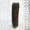 Brazylijski Virgin Hair 100s Afro Kinky Curly Micro Pętla Ludzkie Przedłużanie Włosów Natural Color 100g Kręcone Micro Bead Hair Extensions