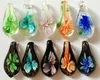10pcs/Lot Multicolor Murano Lampenlampenglasanhänger für DIY Craft Jewelry Geschenkkette Anhänger 35 mm PG12 SHIPP206U