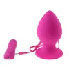 Butt Plugs Anal Sex Super Big Size 7 Mode Vibrating Silicone Vibrator Huge Anal Plug Unisex Erotic Toys