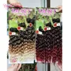 SMART QUALITY synthetic weft hair ombre color Jerry curl crochet hair extensions braiding crochet braids hair weaves marley 5721191