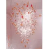 Grote kroonluchter verlichting oranje top heldere lights moderne hanglampen kunst decor led kristal plafondlamp