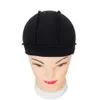 8pcs Caps de tecelagem Spandex Dome Wig Cap para fazer Wigs Black Weave Cap invisible Hair Net Nylon Stretch Wig Net Cap4323460
