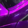 Purple Gloss Candy Vinyl Car Wrap Film with Air Channel Metallic Violec Sticker Carling Size 152x20Mroll5086871