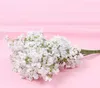 30 piezas se pegan en un jarrón de flores artificiales de Gypsophila, flores de mesa, flores de seda falsas para bebé, planta, decoración de boda para el hogar 5807466