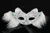 Maschera per feste di Halloween Maschere per animali in pizzo Maschera per volpe Colore bianco nero Mezza faccia Accessori per maschere per gatti sexy
