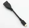 11cm Micro USB to mini USB Host OTG Cable for DAC Portable Digital Amplifier tablet pc mobile phone mp4 mp5 500pcs/lot