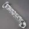 Glas sex leksaker dildo glas penis anal rumpa plug vaginal g-spot massager sex leksaker för kvinnor #r478