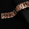 Horlogebanden 18 mm 20 mm 21 mm 22 mm 24 mm gepolijste metal Men039S Watch Brap Bracelet Rose Gold Fashion Watch Accessoires Promotie 27829480