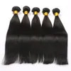 Natuurlijke kleur 1b Menselijk Haar Weave Bundels Peruviaanse Hair Extensions Straight Hair 8inch-30inch 100% onbewerkte Goedkope Groothandel