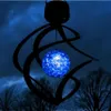 Solar Power Ambeller Lights Wind Spinner LED Outdoor Garden Courtyard Hanging Chime Lamp Lawn Moving Rotating Campanula Light7446373