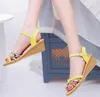 Summer Lady new thick soles sandals Candy color female sandals