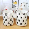 Baby INS Laundry Basket Cartoon Storage Canvas Bags Drawstring Bags Kids Hanging Bag 13 Styles OOA2470