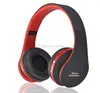 Stereo NX-8252 Professionell vikbara trådlösa Bluetooth-hörlurar Super Effect Bass Portable Headset för DVD MP3-mobiltelefon