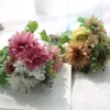 Fleurs en soie artificielle Gerbera Bouquet Accessoires de mariage décoration mariée hortensia fleur décoration de mariage à la maison