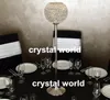 Candelabros de cristal altos de cristal magníficos/candelabros de cristal para casarse