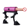 Fjärrkontroll Sex Machine Gun Portable Love Machine med realistisk dildo Automatisk samlag Robot Sexmöbler för CoU8501898