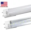 US Stock 4FT LED Bulbs Tube Lights 1.2Meter LED Tubes 22W T8 Fluorescent Light 6500K Cold White Factory Wholesale