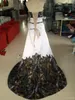 Nyaste Vintage A-Line Sweetheart Camo Satin Bröllopsklänningar 2017 Lace Up Plus Size Wedding Party Bridal Gowns QC105