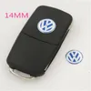 100PcsLot Car Metal 14MM Key Fob Logo Badge Emblem Sticker Key Remote Sticker High Quality3829228