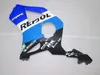 ABS Plastmakare för Honda CBR900RR 2002 2003 Blue Black Fairings Set CBR 954RR 02 23 OT33