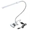 6W LED柔軟なテーブルライト調整可能なデスクライトUSB 18LED CLIP ON NIGHT LIGHT LEADING OFFICE TABLE LAMPS LED屋内照明3882101